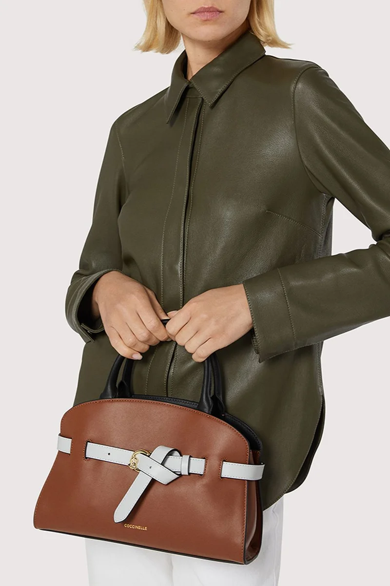 COCCINELLE  SABINE TRICOLOR Top Handle Bag for Women | Best Price UAE